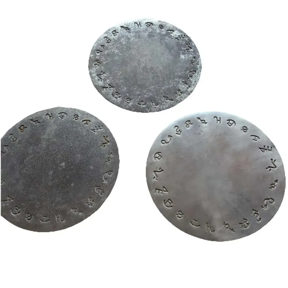 3 Cast Aluminum Western Livestock Brands Cowboy Southwest Trivets Hot Plates